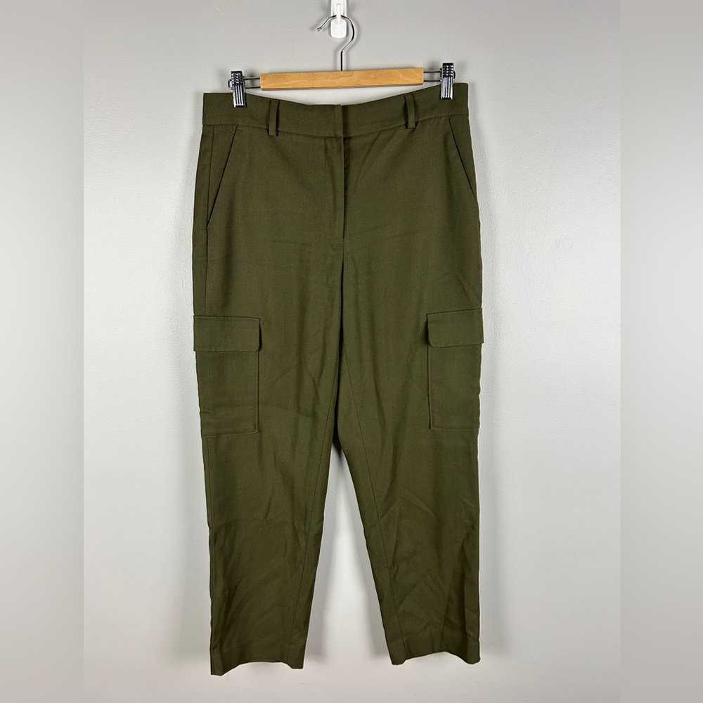 RW&CO Cargo Trousers Army Green Size 8 Office Career‎ Casual City Chic Relaxed